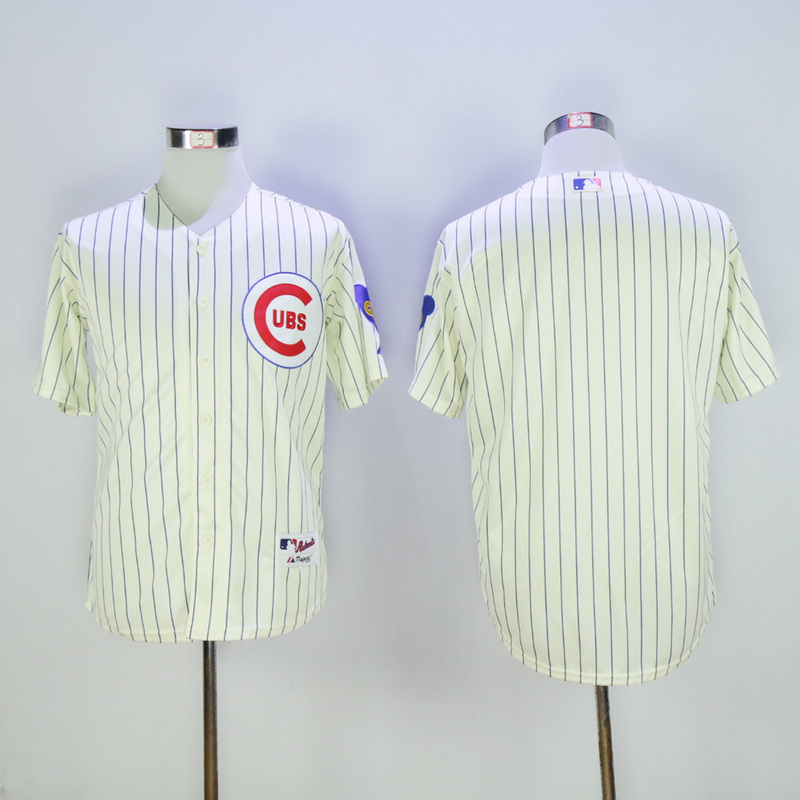 Men Chicago Cubs Blank Cream Throwback 1969 MLB Jerseys->chicago cubs->MLB Jersey